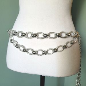 Silvertone Chain Link Belt